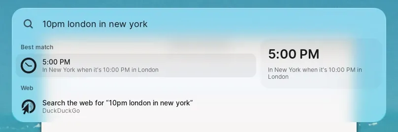 Gust answering what time 10pm in London is in New York